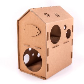 Cardboard Cat House,...